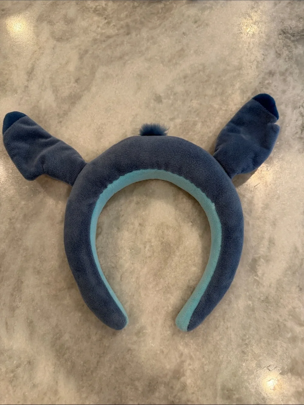 Disney Stitch Plush Ear Headband - Blue and Purple